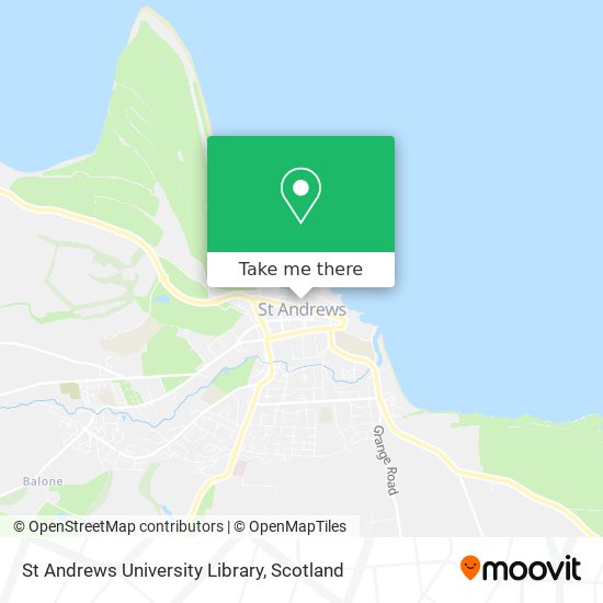 St Andrews University Library map