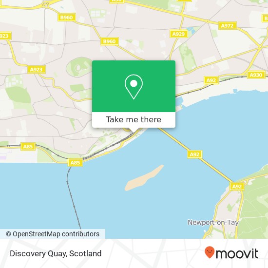 Discovery Quay map