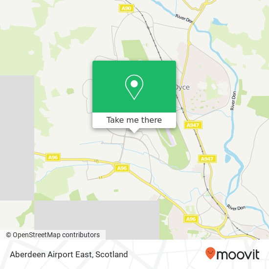 Aberdeen Airport East map