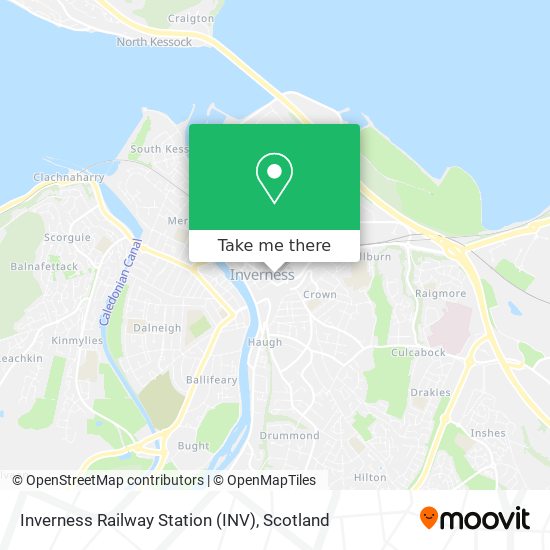 Inverness Railway Station (INV) map