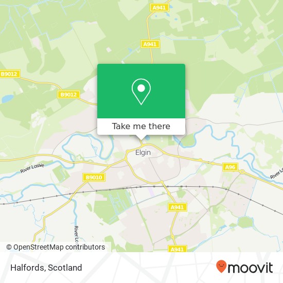 Halfords map