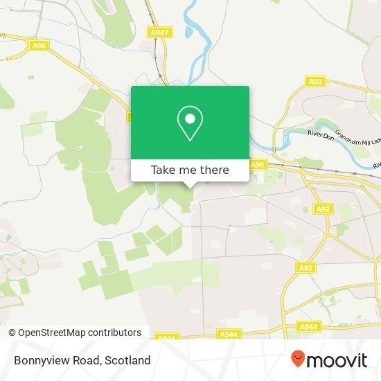 Bonnyview Road map