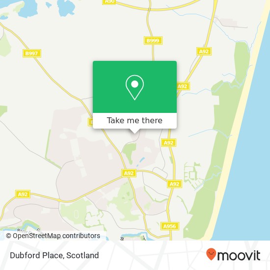 Dubford Place map