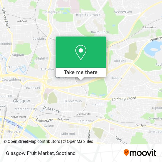 Glasgow Fruit Market map