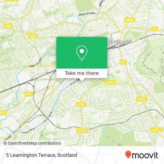 5 Leamington Terrace map