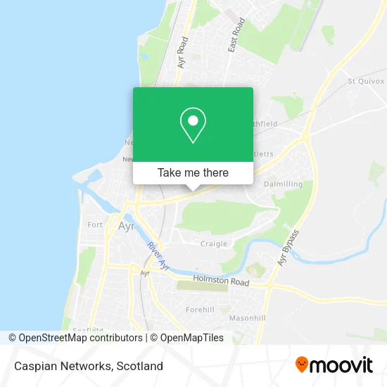 Caspian Networks map