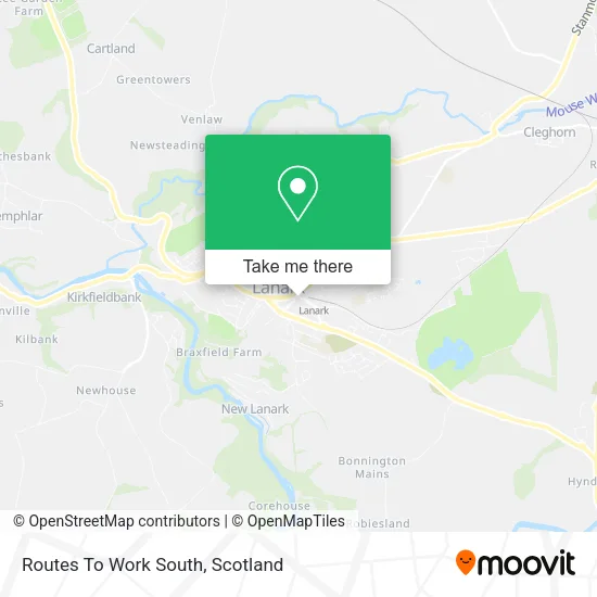 Routes To Work South map