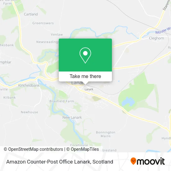 Amazon Counter-Post Office Lanark map