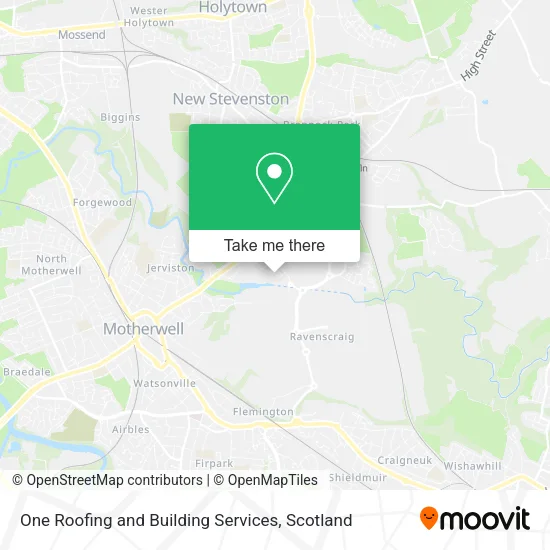 One Roofing and Building Services map
