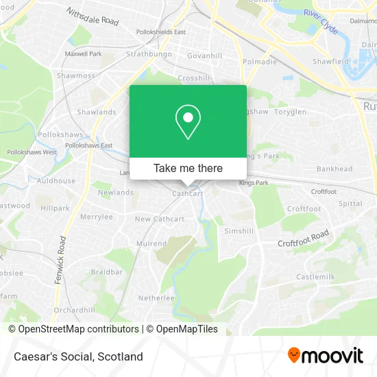 Caesar's Social map