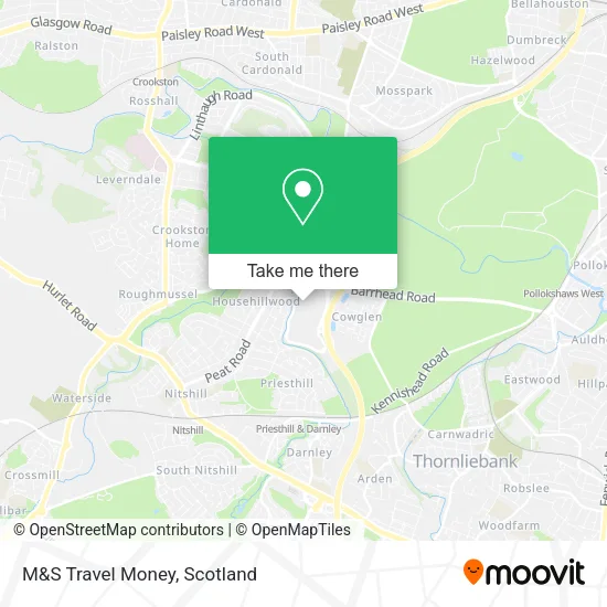 M&S Travel Money map