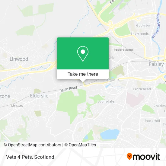 Vets 4 Pets map