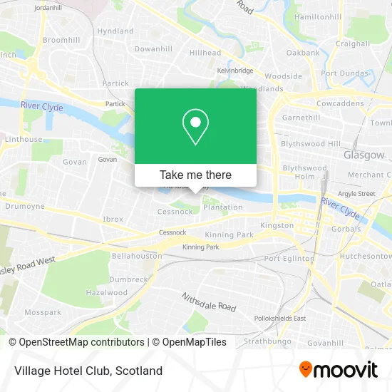 Village Hotel Club map