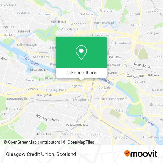 Glasgow Credit Union map