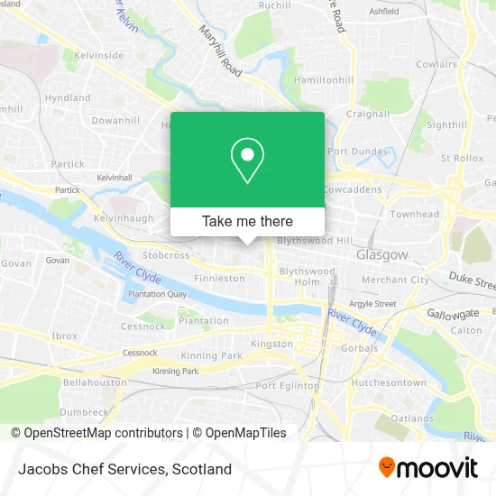 Jacobs Chef Services map