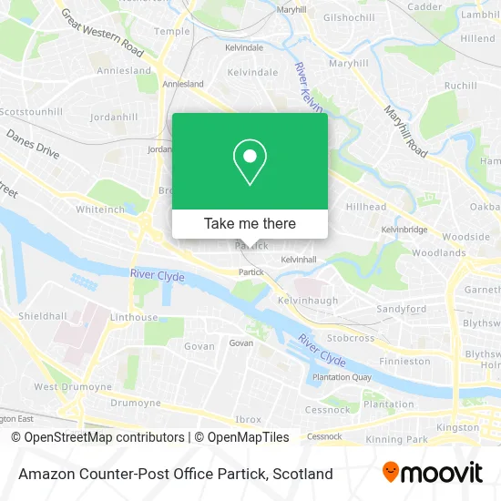 Amazon Counter-Post Office Partick map