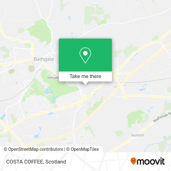 COSTA COFFEE map