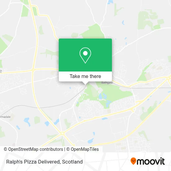 Ralph's Pizza Delivered map