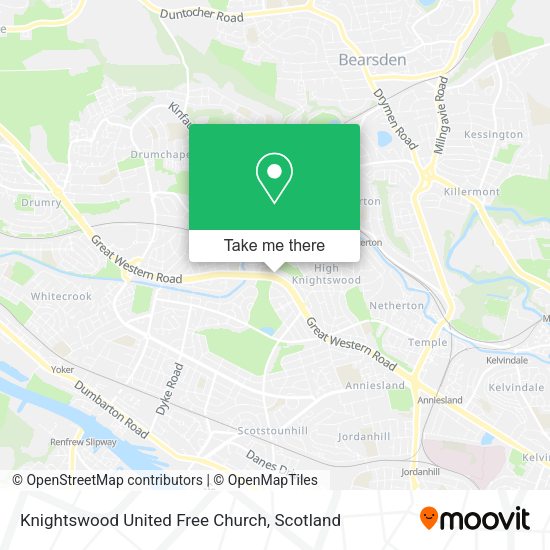 Knightswood United Free Church map