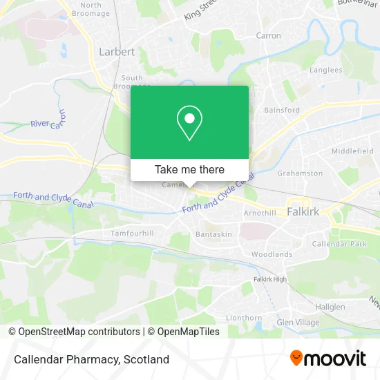 Callendar Pharmacy map