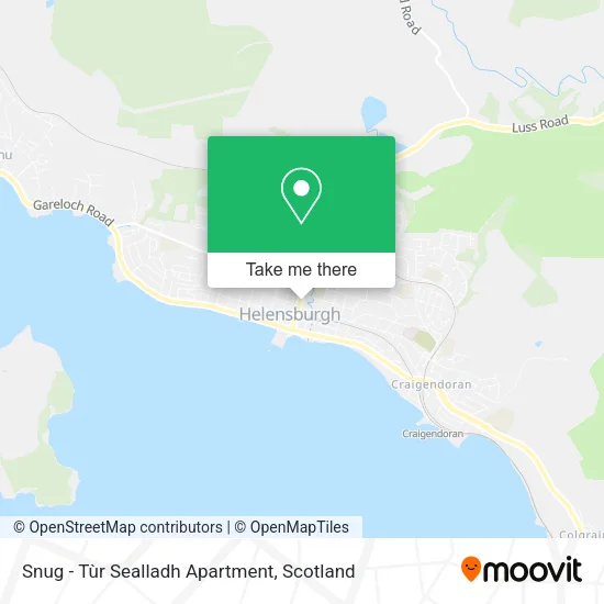Snug - Tùr Sealladh Apartment map