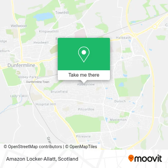 Amazon Locker-Allatt map