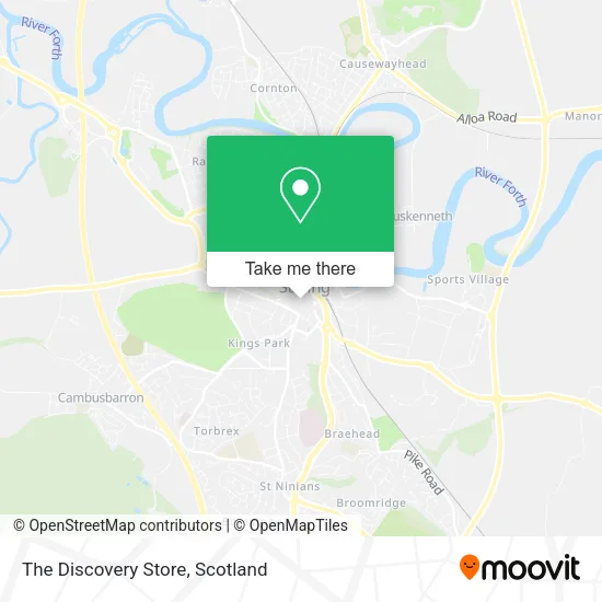 The Discovery Store map