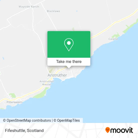 Fifeshuttle map