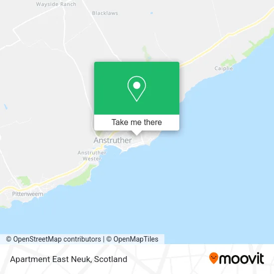 Apartment East Neuk map