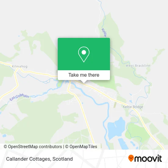 Callander Cottages map