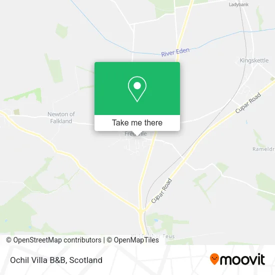 Ochil Villa B&B map