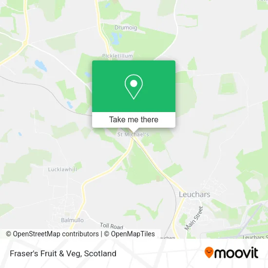 Fraser's Fruit & Veg map