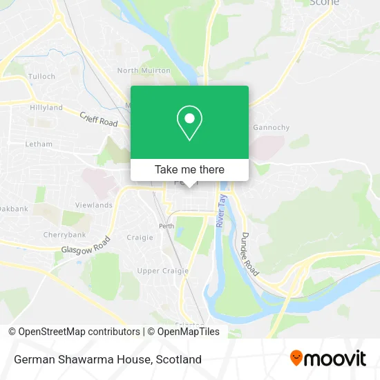 German Shawarma House map