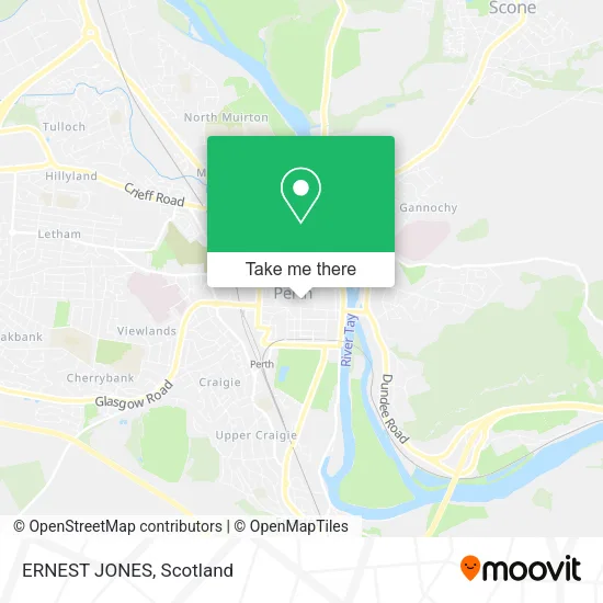 ERNEST JONES map