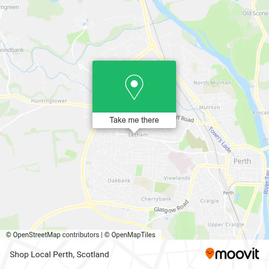 Shop Local Perth map