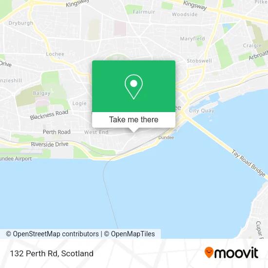 132 Perth Rd map