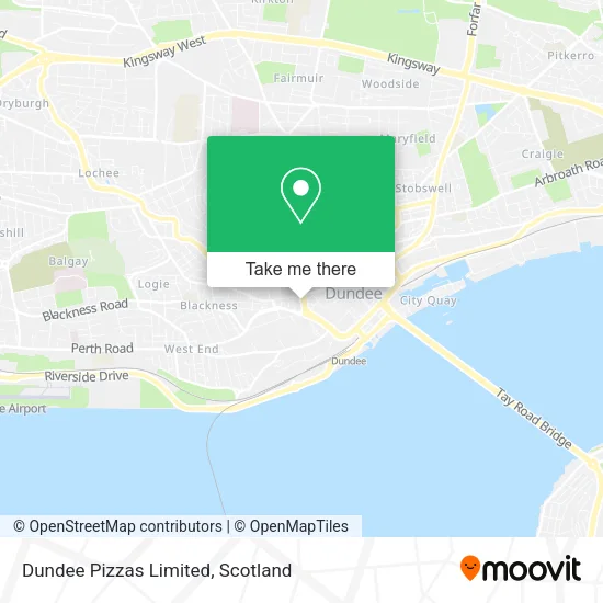 Dundee Pizzas Limited map