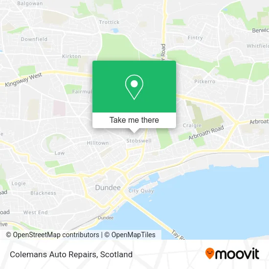 Colemans Auto Repairs map