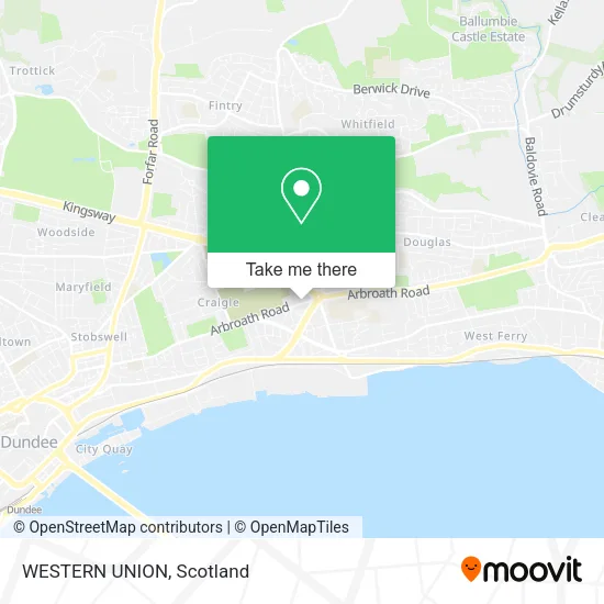 WESTERN UNION map