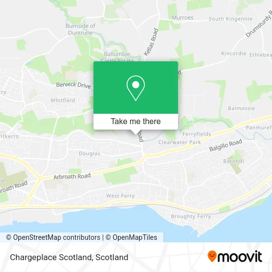 Chargeplace Scotland map