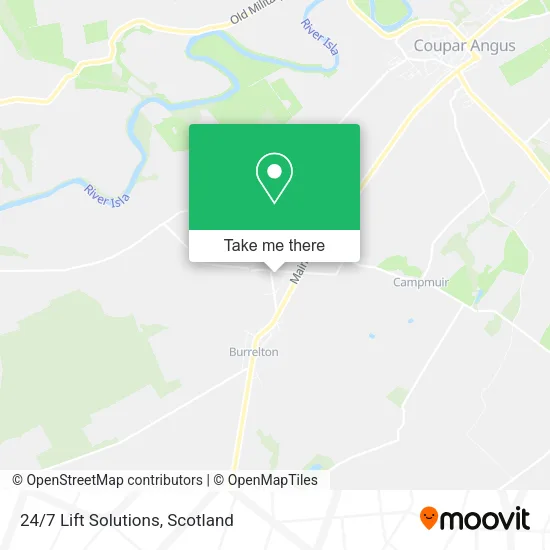 24/7 Lift Solutions map