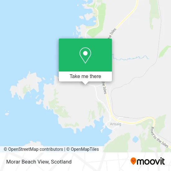 Morar Beach View map