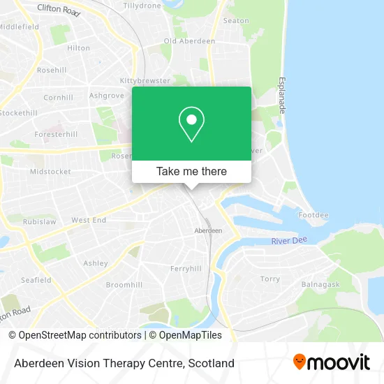 Aberdeen Vision Therapy Centre map