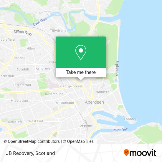 JB Recovery map