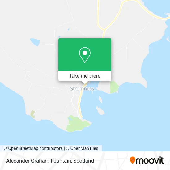Alexander Graham Fountain map