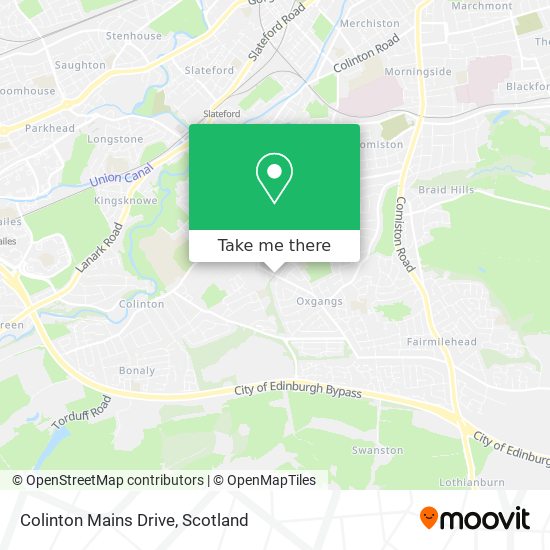 Colinton Mains Drive map