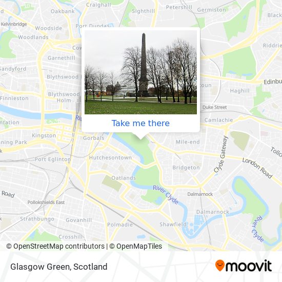 Glasgow Green map
