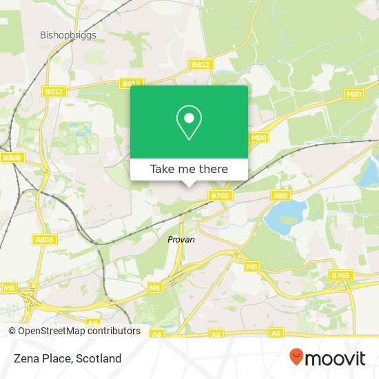 Zena Place map