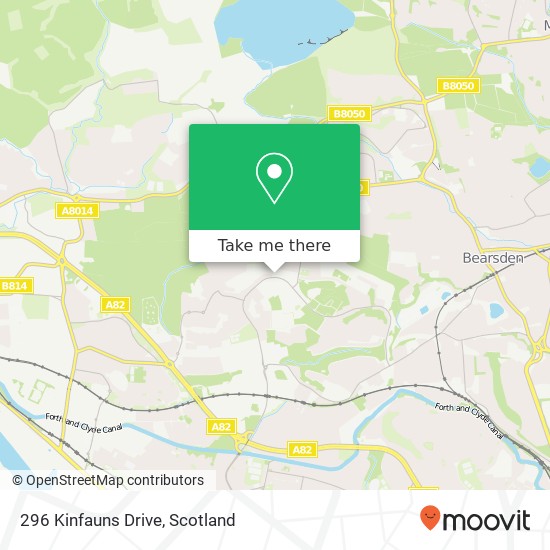 296 Kinfauns Drive map