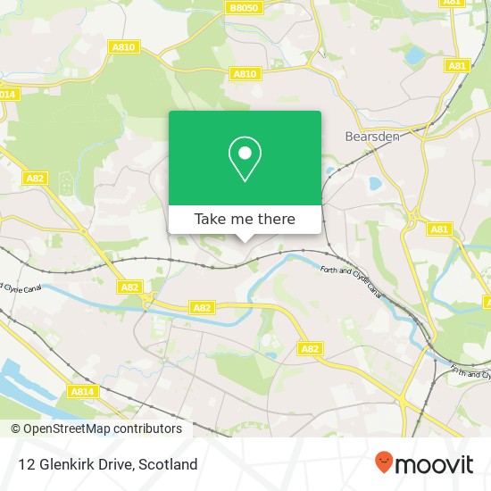 12 Glenkirk Drive map